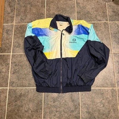 Vintage Sergio Tacchini Colorblock Windbreaker Jacket