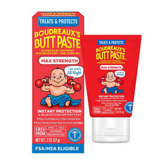 Boudreaux  S Butt Paste Maximum Strength Diaper Rash Cream, 2 Oz