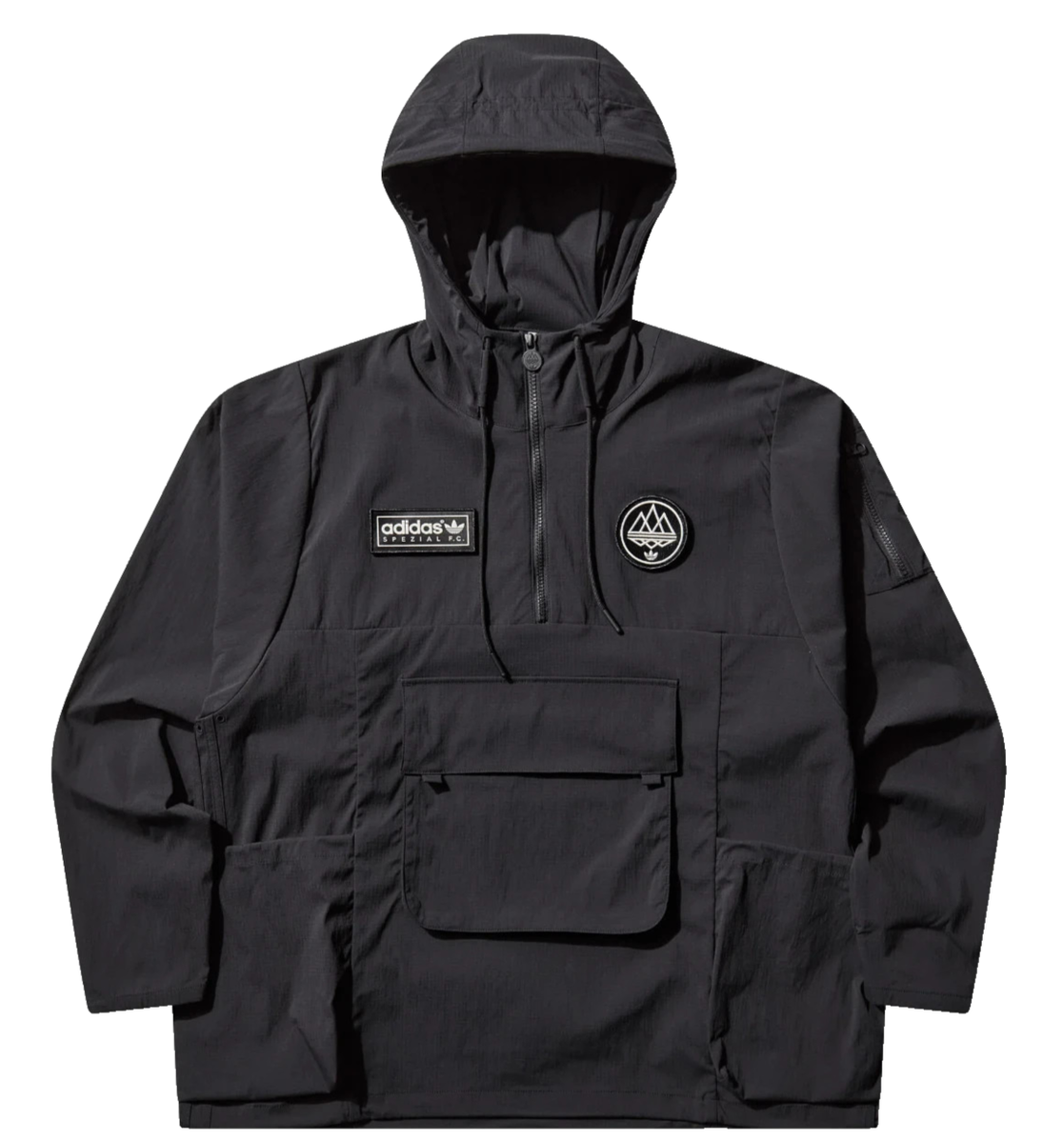 Adidas Spezial Todmorden リアム着用モデル　L adidas Spezial Todmorden Smock Liam Gallagher Retro SPZL FC Black