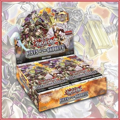YuGiOh Fists of the Gadgets Booster Box 24 Packs | FACTORY SEALED