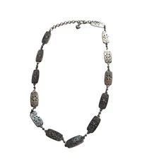 Brighton Daisy necklace with clear crystals