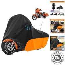 Universal Motorcycle Cover - Waterproof  UV-Protected for Touring Models