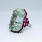 7Ct Art Deco Vintage Style Lab Created Diamond Engagement 14K White Gold FN Ring