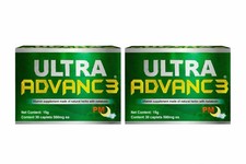 Ultra Advance 3 Green PM Herbs Traditional ultradvance Supplement 2 Pack