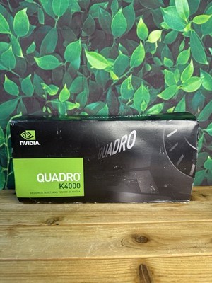 NVIDIA Quadro K4000 3GB GDDR5 Workstation Graphics Card GPU In Original Box PNY