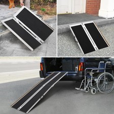 4ft Aluminum Portable Wheelchair Ramp for Mobility Scooter Home Car Threshold