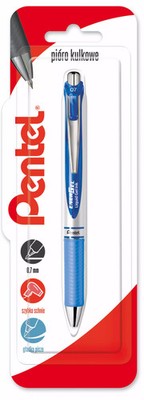 5902894017377 Pióro kulkowe 0,7 mm EnerGel BL77 niebieski 1 szt. Pentel