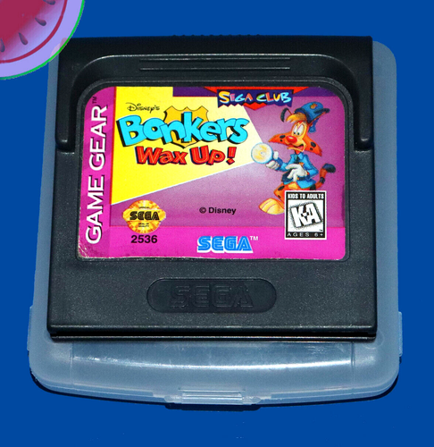Bonkers Wax Up! - Livret D'instructions (manuel) Pour Sega Game Gear - Occasion