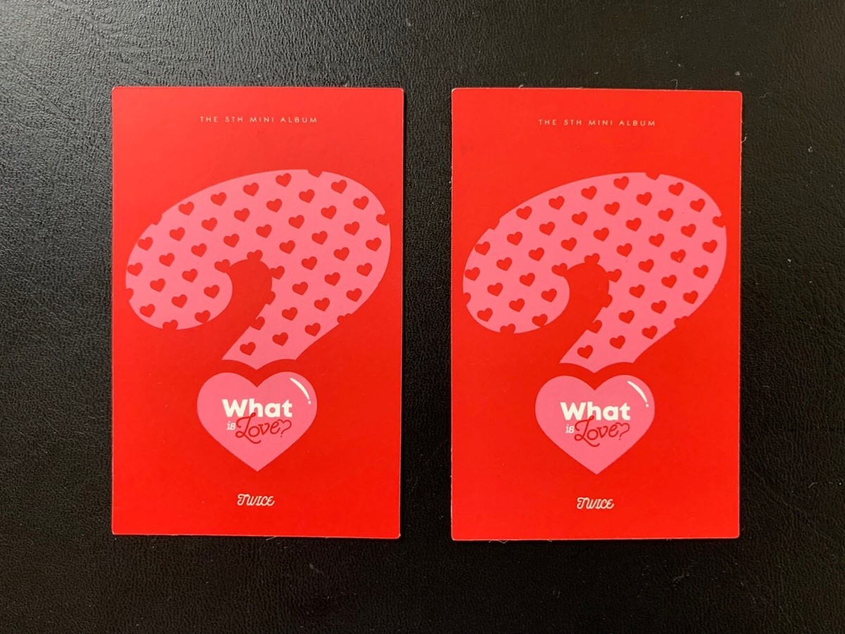 TWICE NAYEON 5th Mini Album WHAT IS LOVE Photocard 2pcs Official