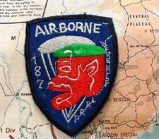 Patch , WEREWOLF , PATCH , 187th AIRBORNE SPECIAL FORCES , 187th US RANGER , p1