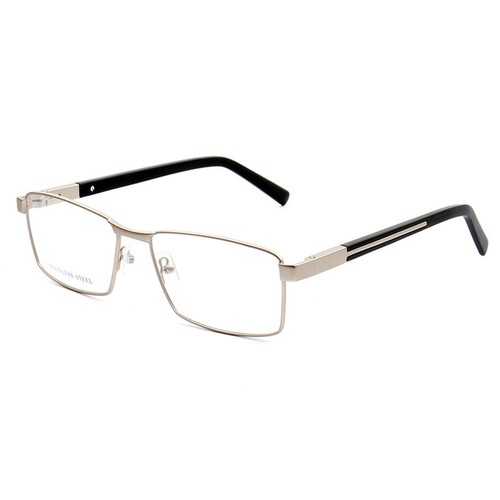 Moda Hombre Rectangular Acero Inoxidable Capaz RX Anteojos Marco Gafas 55-17-145 - Imagen 4 de 18