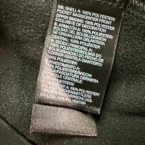 The North Face Jacket Mens Extra Large Black Canyon Flats Full Zip Fleece Lined - Picture 6 of 12
