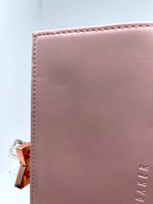 Ted Baker Patten Leather Large Rose Gold Wallet New with tag NWT TED BAKER London Light Pink Patent Crystal Popper Purse  main image 4