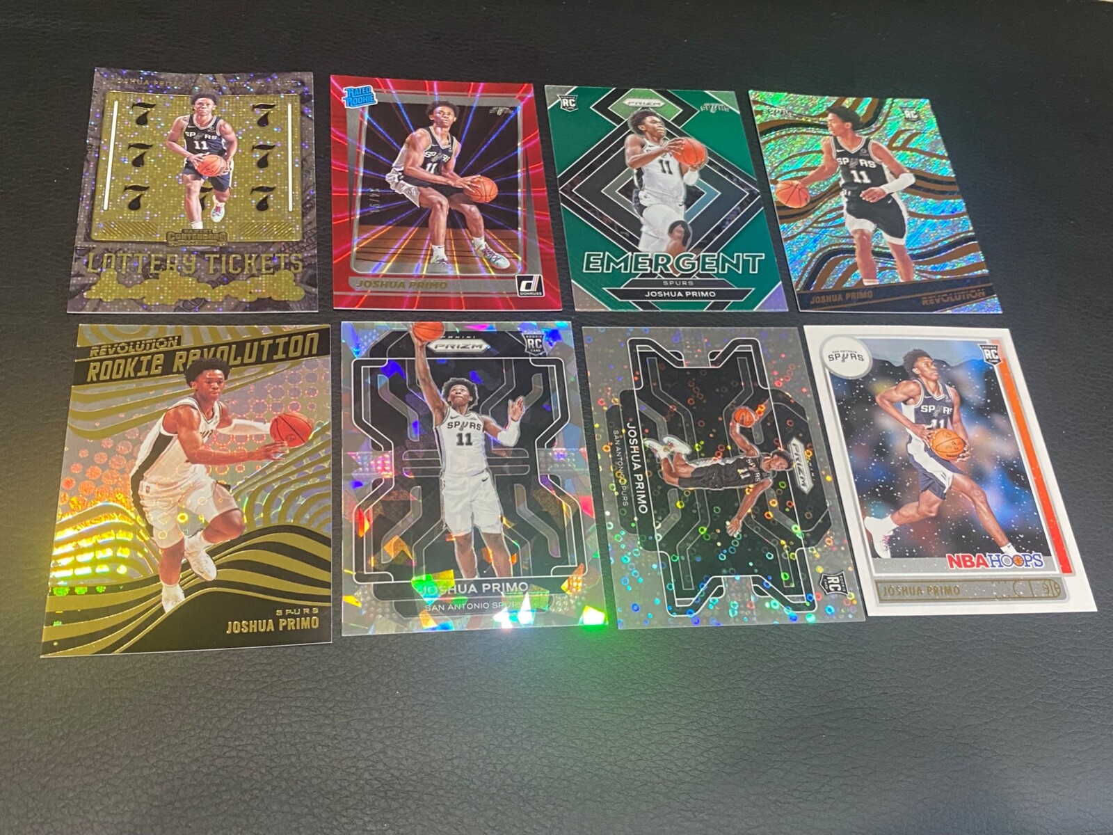 2021-22 Joshua Primo Red Laser Numbered /99 Rated Rookie Donruss #212 Spurs(OBO)