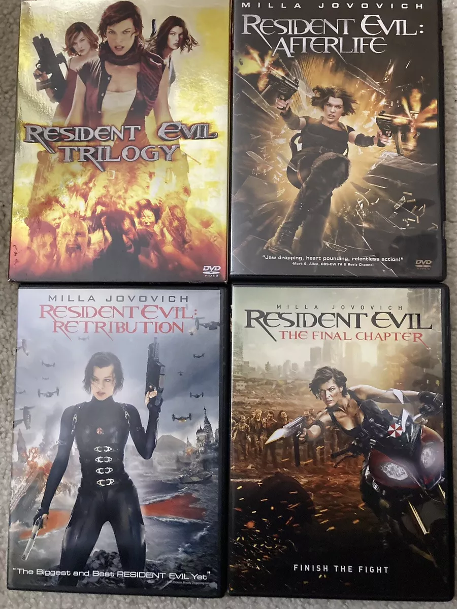 Resident Evil / Resident Evil: Afterlife / Resident Evil: Apocalypse /  Resident Evil: Extinction / Resident Evil: Retribution / Resident Evil: The