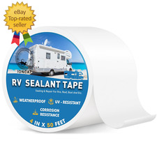 RV Roof Sealant Tape, 4 Inch X 50 Feet RV Repair Seal Tape for Camper Trailer Bo