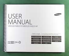 Samsung WB350F Instruction Manual: Full Color 172 Pages  Protective Covers
