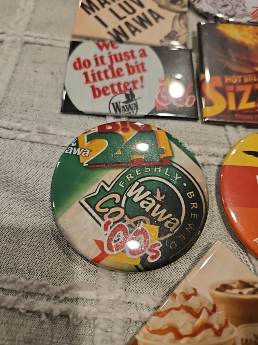 Wawa Collectible Pins (7) Total in Sealed Bag from 2014 NEW