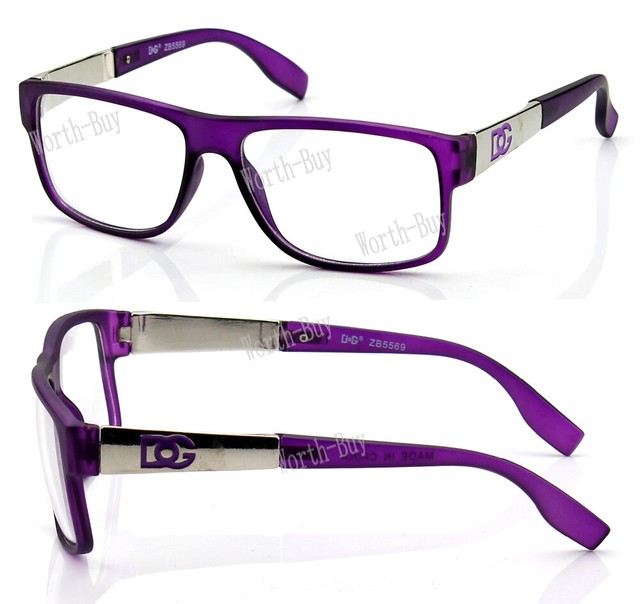 purple nerd glasses
