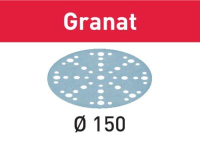 Festool Schleifscheibe STF D150/48 P100 GR/100 Granat - 100 Stück