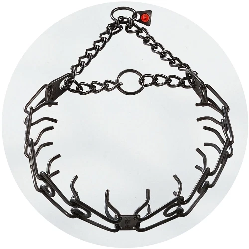 Herm Sprenger 3.2mm Black Stainless Steel Ultra Plus Prong Collar Twin O  Ring | eBay