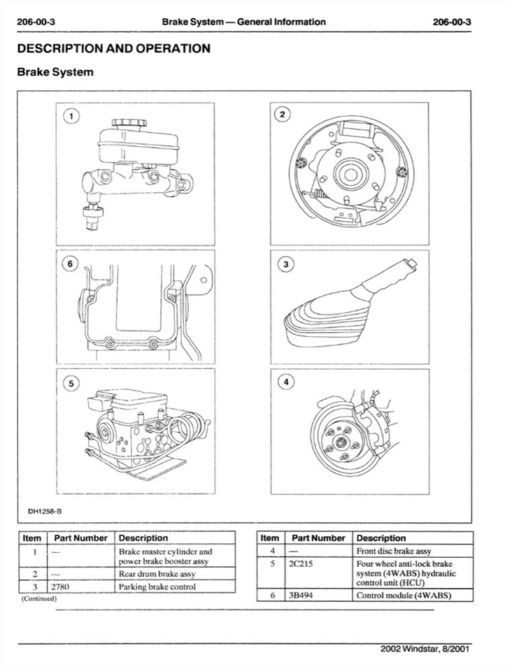 2002 Ford Windstar Shop Service Repair Manual Book Engine Drivetrain OEM - Изображение 4 из 4