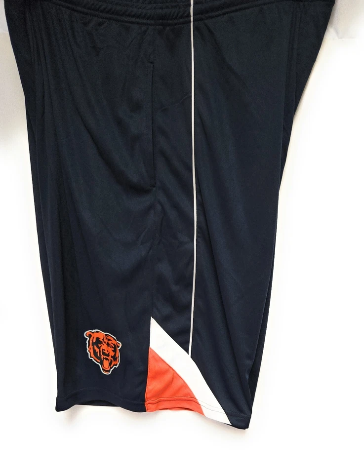 男式 Fanatics NFL 芝加哥熊大高涤纶标志足球短裤 — 第 3/4 张图片