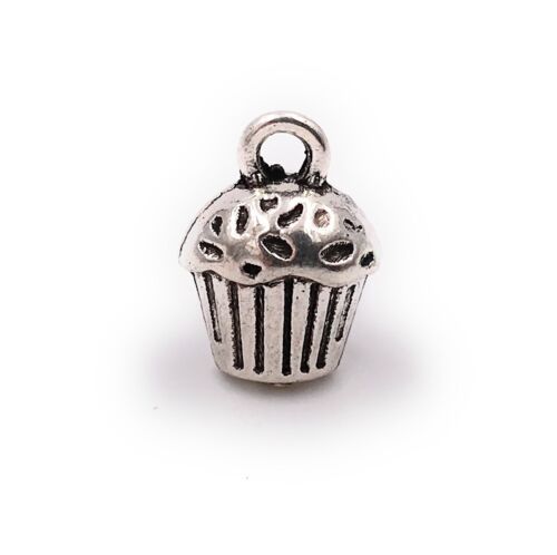 Charm Muffin Pastel Colgante Cadena Accesorios de joyería Necesidades de manualidades  - Imagen 1 de 1