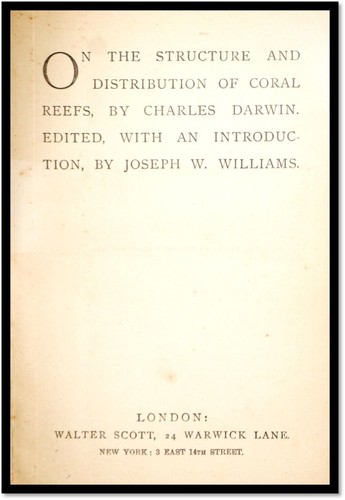 Charles Darwin On the Structure and Distribution of Coral Reefs Maps Illust 1900 - Picture 2 of 6
