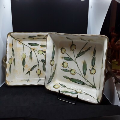 Two Temp-tation Napoli baking dishes