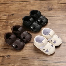 Baby Boy Sandals, Premium Soft Anti-Slip Sole Prewalker First Walk
