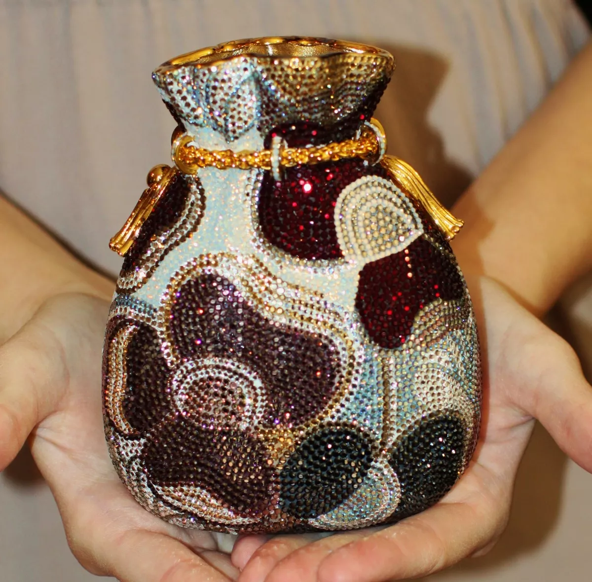 Crystal money cheap purse