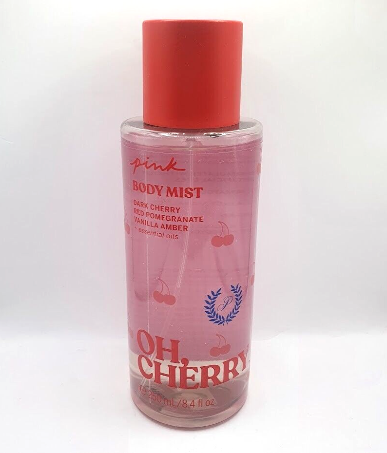 VICTORIA'S SECRET PINK OH, CHERRY BODY MIST 8.4 FL OZ LIMITED