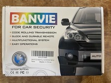 BANVIE Car Alarm System, Security Antitheft Alarm Systems with Keyless Entry