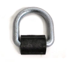 1/2" Weld on Zinc D Ring 11,700# Rated ATV Motorcycle Trailer Rope Tie Down Loop