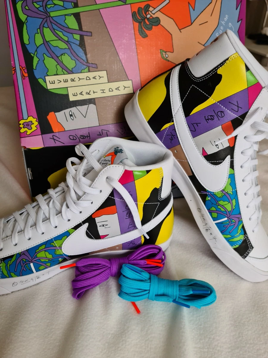 Nike Blazer 77 Flyleather Ruohan Wang UK11 eBay