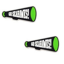 NFL Seattle Seahawks Football Team For Crocs Shoe Charms Jibbitz - 2 pieces