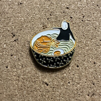 NO FACE RAMEN BOWL ADORABLE SPIRITED AWAY PIN COLLECTIBLE - Studio Ghilbi