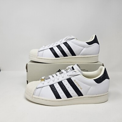 Men's Adidas Superstar 'White/Black' Classic Sneaker IF3637 Size 