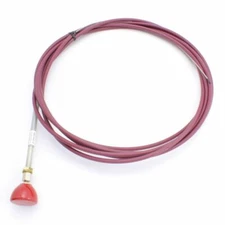 PTO Power Take Off Control cable, 5" Travel, .093" SS wire, choose 10' or 20'