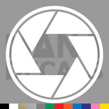Camera Shutter Vinyl Die Cut Decal Sticker - Photography Photo Film Videography