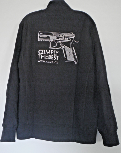 CZ 75 P-07 DUTY GUN - SCHUSSWAFFEN - JACKE - HERREN XL - SCHWARZ FULL ZIPPER LANGARM - Bild 3 von 19