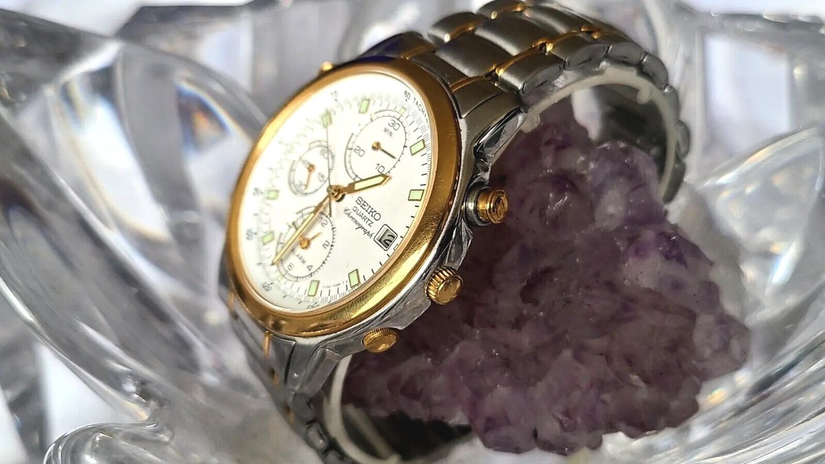 SEIKO 時計　ステンレススチール　ヴィンテージ　メンズ Vintage SEIKO Chronograph Date Men's 7T32-7B80 Watch | eBay