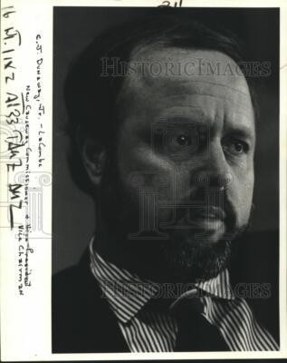 1984 Press Photo C.J. Dunaway, Jr. New Causeway Commissioner & Vice Chairman