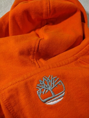 Felpa con cappuccio Timberland uomo M Earthkeepers by Ræburn bottoni a pressione gomiti ripstop usata in ottime condizioni - Foto 22 di 22