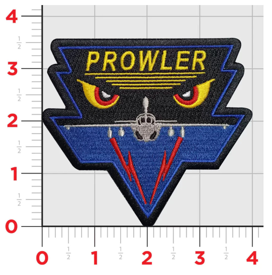 MARINE CORPS EA-6B PROWLER EMBROIDERED HOOK & LOOP PATCH