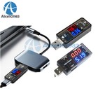 Digital Dual LED USB Strom Spannung Voltmeter Strom Amperemeter Tester Detektor