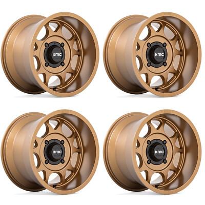 4 ATV/UTV Wheels Set 15in KMC KS137 Toro S Bronze 4/156 10mm POL | eBay
