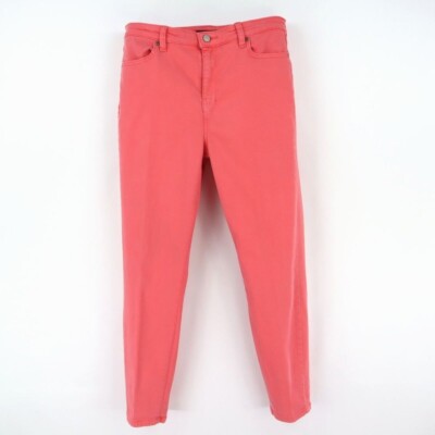 Buffalo by David Bitton Ankle Jeans Mid Rise Women Size 8/29 Pink Stretch Cotton