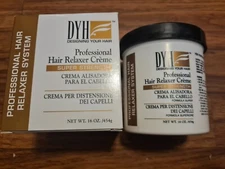 DYH Designing Your Hair Professional Hair Relaxer Creme Super Strength 16 oz